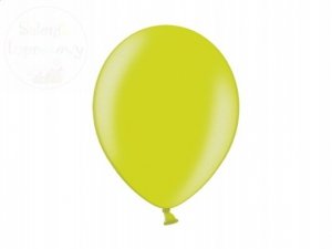 Balony 12 cali jasnozielone metalik - 1 szt