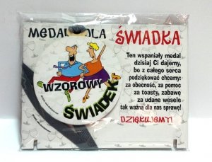 Medal podstawka dla  Wzorowego Świadka