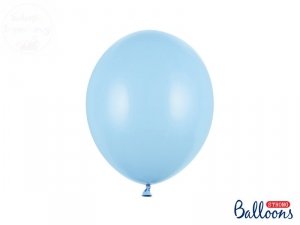 Balony 27 cm pastel błękitne- 50szt