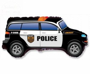 Balon foliowy 24 cal  Policyjny samochód, Policja