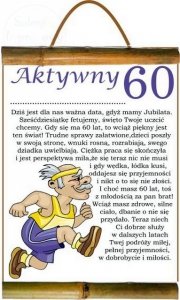 Dyplom bambus Aktywny 60-latek