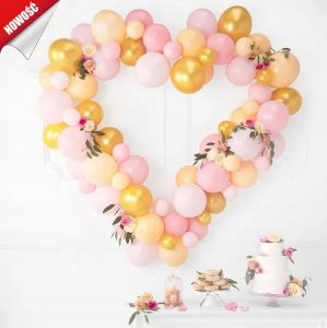 Balony metalik złote 12 cm - 10 szt