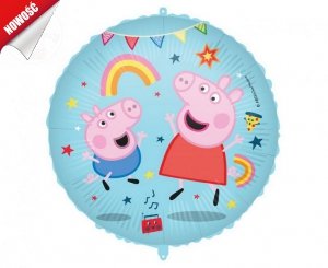 Balon foliowy 46 cm Świnka Peppa