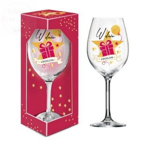 Kieliszek do wina 580 ml STARS W dniu urodzin