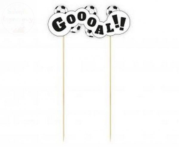 Topper, dekoracja do tortu Piłka Nożna GOOOAL!!
