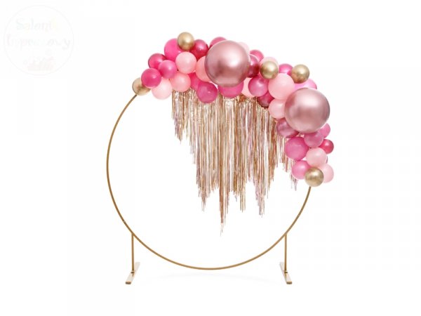 Balon okrągły Glossy różowe złoto - 60 cm