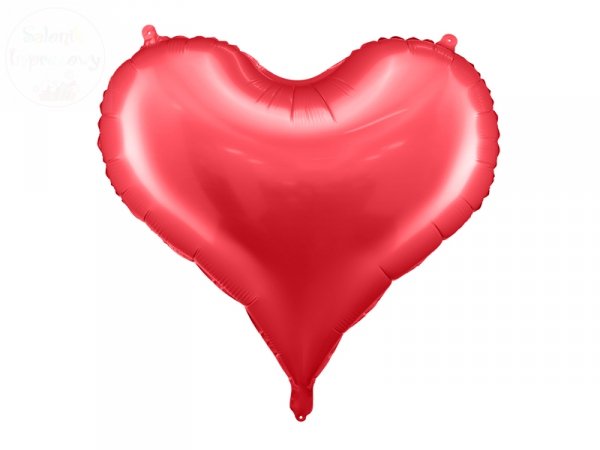 Balon foliowy serce czerwone 75 x 64,5 cm