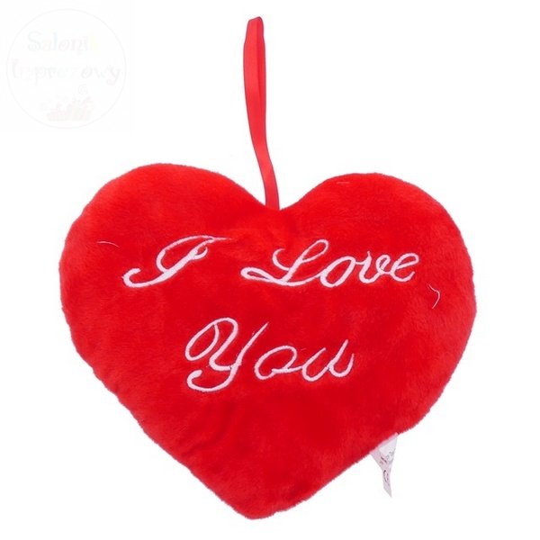 Poduszka serce czerwone I Love You