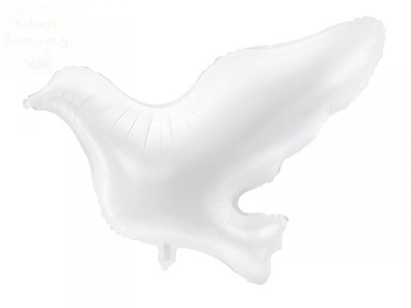 Balon foliowy Gołąb biały Komunia, Bieżmowanie