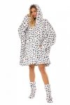 Ciepła obszerna bluza soft L&L 2468 