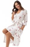 Szlafrok damski z bawełny Luna 376 3/4 3XL 