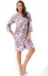 Szlafrok damski z zamkiem Luna 392 4XL 