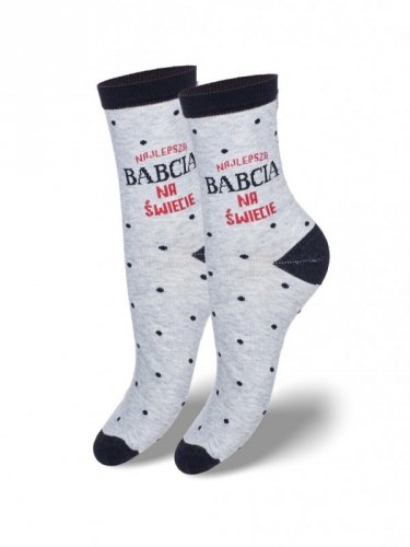 Skarpety Milena 0200-039 Najlepsza Babcia 37-41