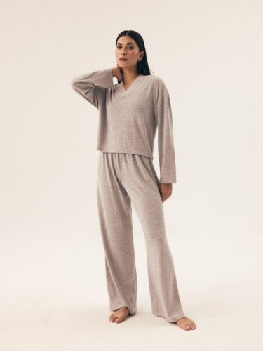 Piżama Henderson Ladies 42024 Fudge dł/r S-XL