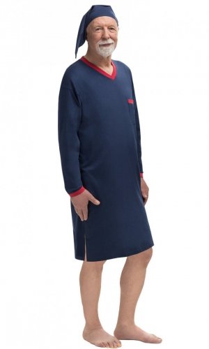 Koszula nocna męska Martel 501 3XL-5XL Sylwester II