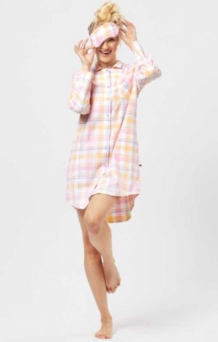 Key LND 486 koszula nocna flanelowa