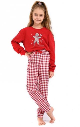 Świąteczna piżama dziewczęca Sensis Hazel 110-128