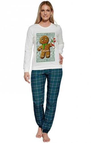 Świąteczna piżama damska Cornette 671/347 Cookie 