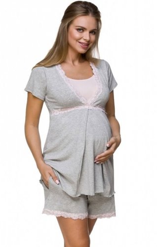 Piżama ciążowa oraz dla mam Lupoline 3126 K