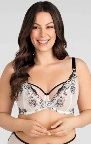 Biustonosz soft Gorsenia K 840 Black & White