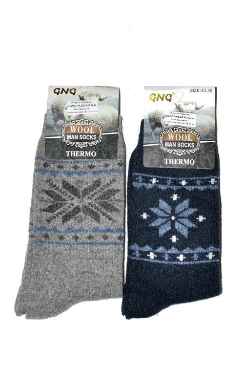 Skarpety GNG 5575 Thermo Wool Gwiazdka 739-46