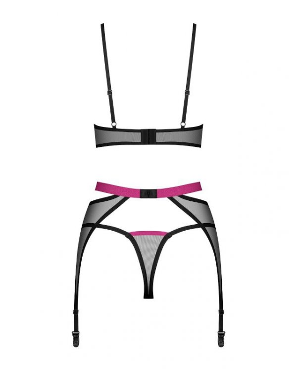 Komplet Obsessive Novenes 3-PCS Set XS-2XL