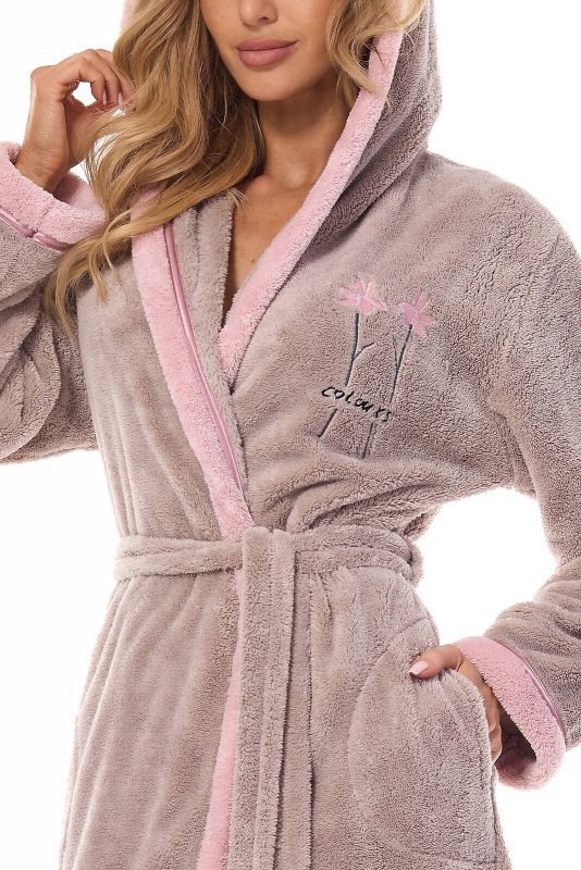 Ciepły szlafrok damski L&amp;L 2419 Tess 3XL 
