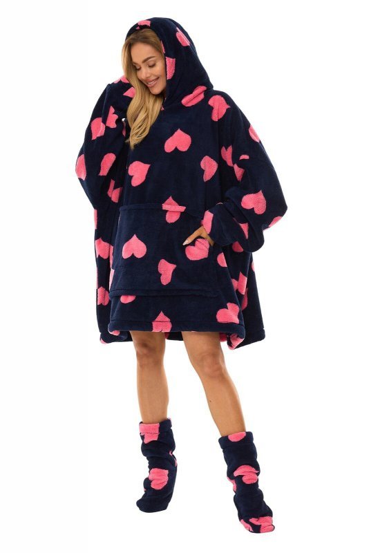 Ciepła obszerna bluza soft L&amp;L 2468 