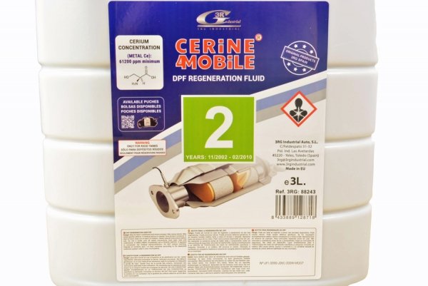 PŁYN DO FILTRA CZĄSTEK STAŁYCH FAP DPF EOLYS 176 3L ZIELONA KOSTKA CITROEN