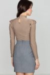 Bluzka Model K438 Beige - Katrus Hurtownia odzieży on-line, moda damska, bielizna i obuwie dla kobiet - Matterhorn.pl