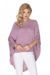 Sweter Ponczo Model 30068 Lila - PeeKaBoo