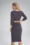 Bluzka Model M781 Dark Grey - Figl