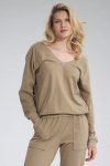 Bluza Damska Model M799 Beige - Figl