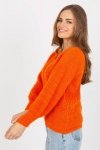 Sweter Damski Model TW-SW-BI-9029.84 Orange - Och Bella