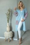 Sweter Kardigan Model 30086 Błękit - PeeKaBoo