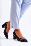 Czółenka Model Sergio Leone PB411 Black Lakier - Step in style