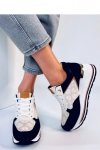 Sneakersy na koturnie GREER BLACK - Inello