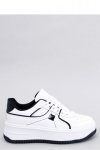 Sneakersy na koturnie HOLMES WHITE/BLACK - Inello