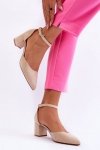 Czółenka Model Promise LL-298 Beige - Step in style