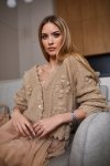 Sweter Damski Model 02815 Beige - Fasardi