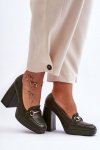 Czółenka Model Rouse M047 Green - Step in style
