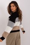 Sweter Damski Model BA-SW-8024.57P Black/Beige - Badu