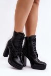 Botki Model Alemilla 15633 Black - Step in style