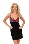 Koszulka nocna Koszulka Model Candy II Black - Donna