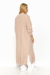 Sweter Kardigan Model S146 Nude - Makadamia