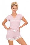 Piżama Damska Model Simply 1/2 Powder Pink - Donna