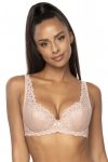 Biustonosz push up  Biustonosz Usztywniany Model 3824/22 Natalie BIG Powder Pink - Mat