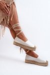 Espadryle Model Tailesse C-285 White - Step in style