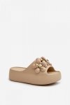 Sandał Klapki Model Bremavia BG181 Dark Beige - Step in style