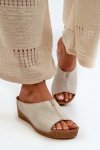 Sandał Klapki Model Inblu NG000002 Beige - Step in style